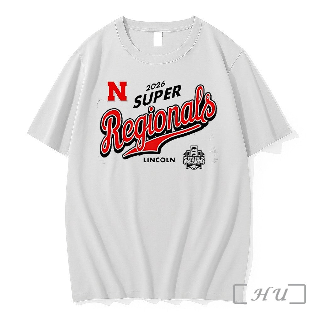 Nebraska Huskers 2026 Softball Super Regionals - Adult & Kids T-Shirts, Sweatshirts & Hoodies apparel design preview 1