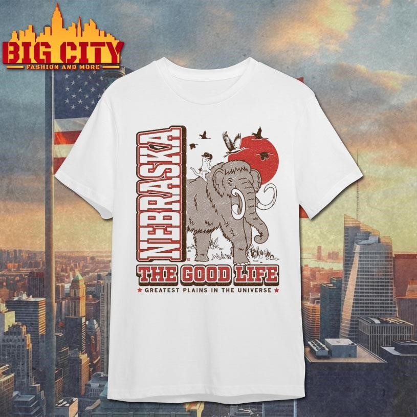 Nebraska Mammoth Max Collegiate - Adult & Kids T-Shirts, Sweatshirts & Hoodies apparel design preview 1