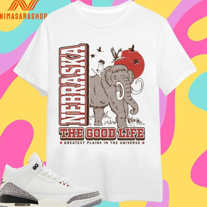 Nebraska The Good Life Greatest Plains In Universe - Adult & Kids T-Shirts, Sweatshirts & Hoodies apparel design preview 1