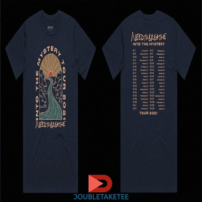 Needtobreathe Into The Mystery 2021 Tour - Adult & Kids T-Shirts, Sweatshirts & Hoodies apparel design preview 1