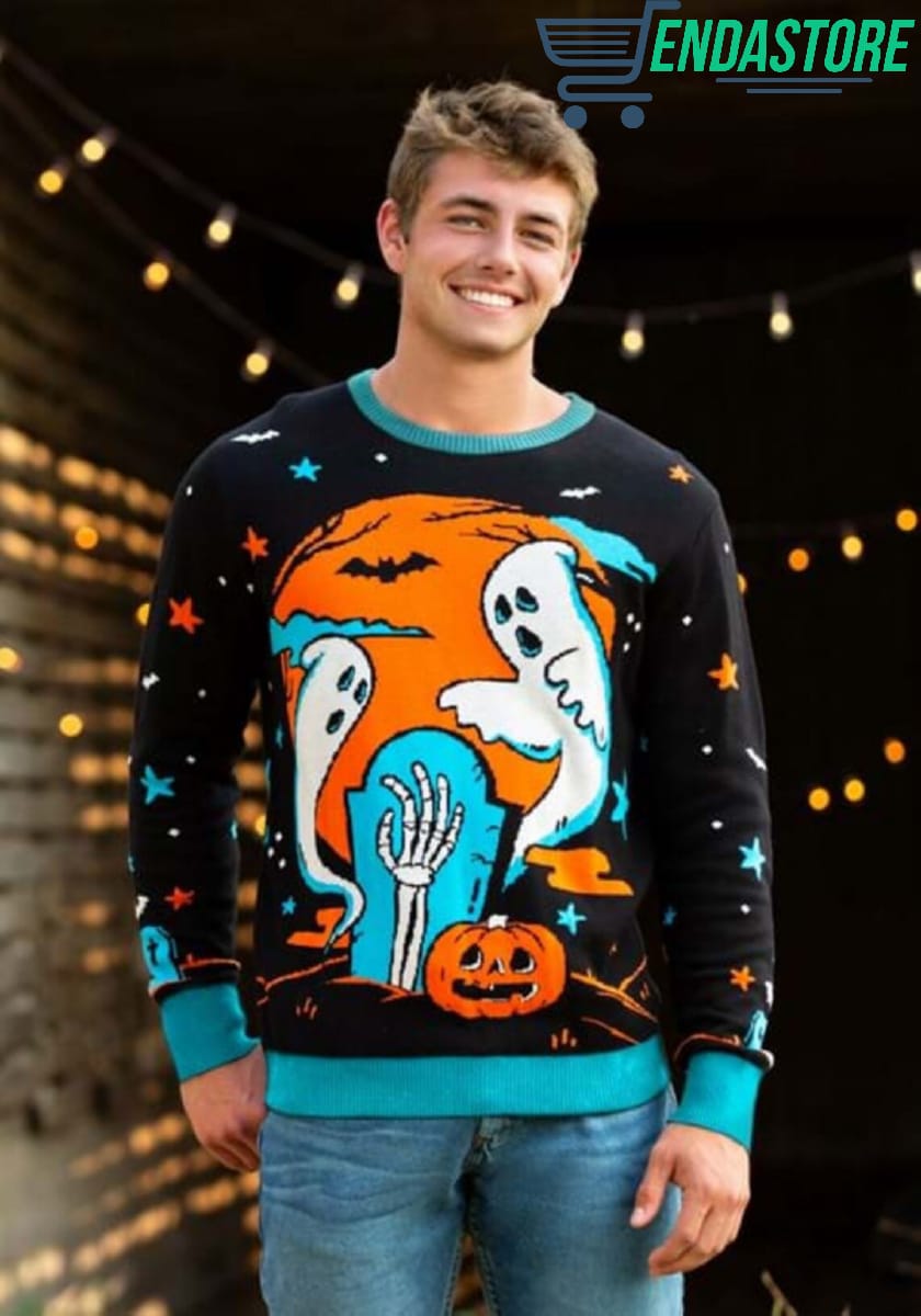 Neon Halloween 3D Christmas Sweater - Holiday Gift product image