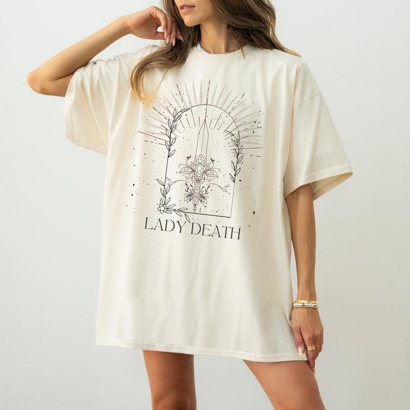 Nesta Archeron Lady Death Acotar Cauldron Blessed - Adult & Kids T-Shirts, Sweatshirts & Hoodies apparel design preview 1