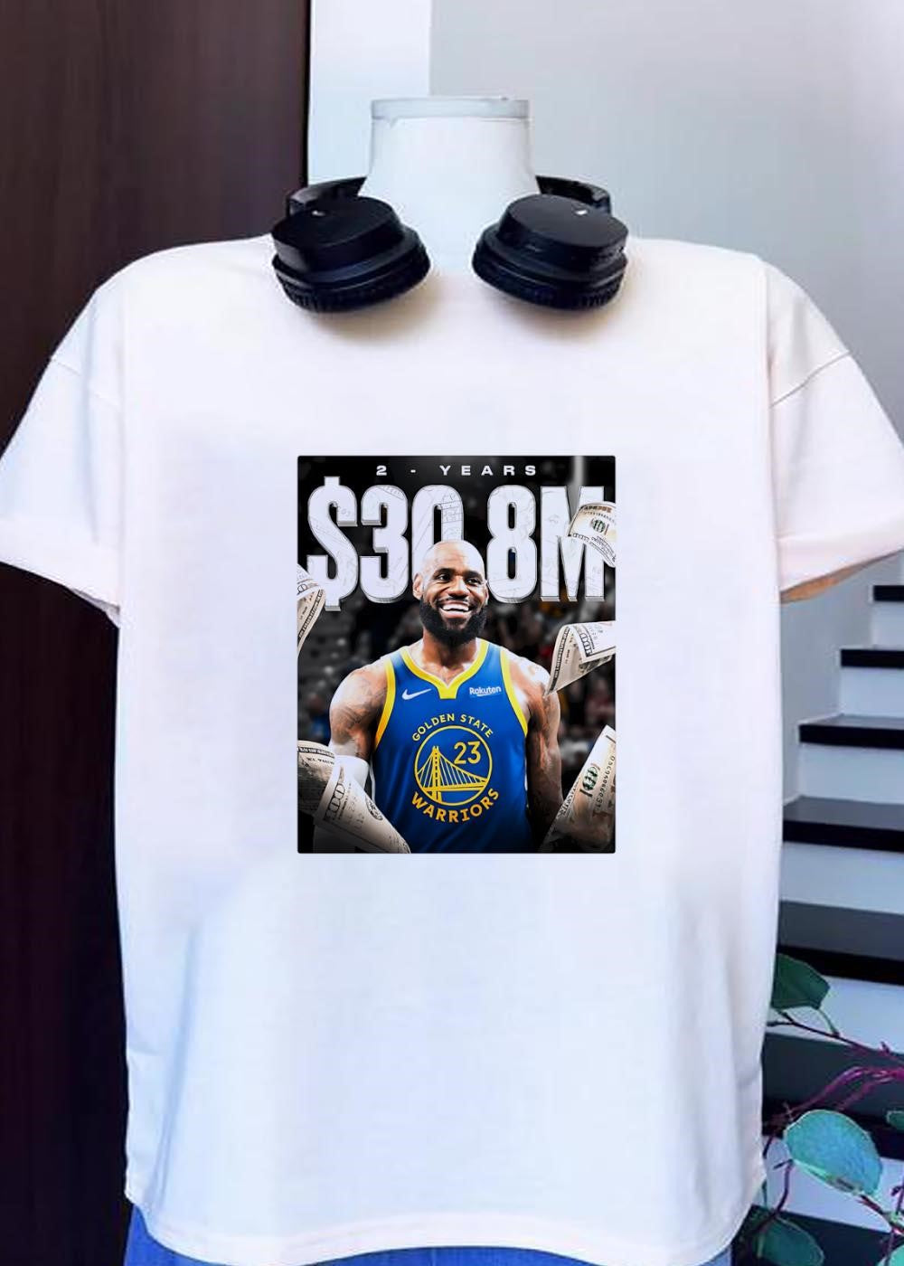 New Contract Deal 2 Years 30 8M Golden State Warriors - Adult & Kids T-Shirts, Sweatshirts & Hoodies apparel design preview 1