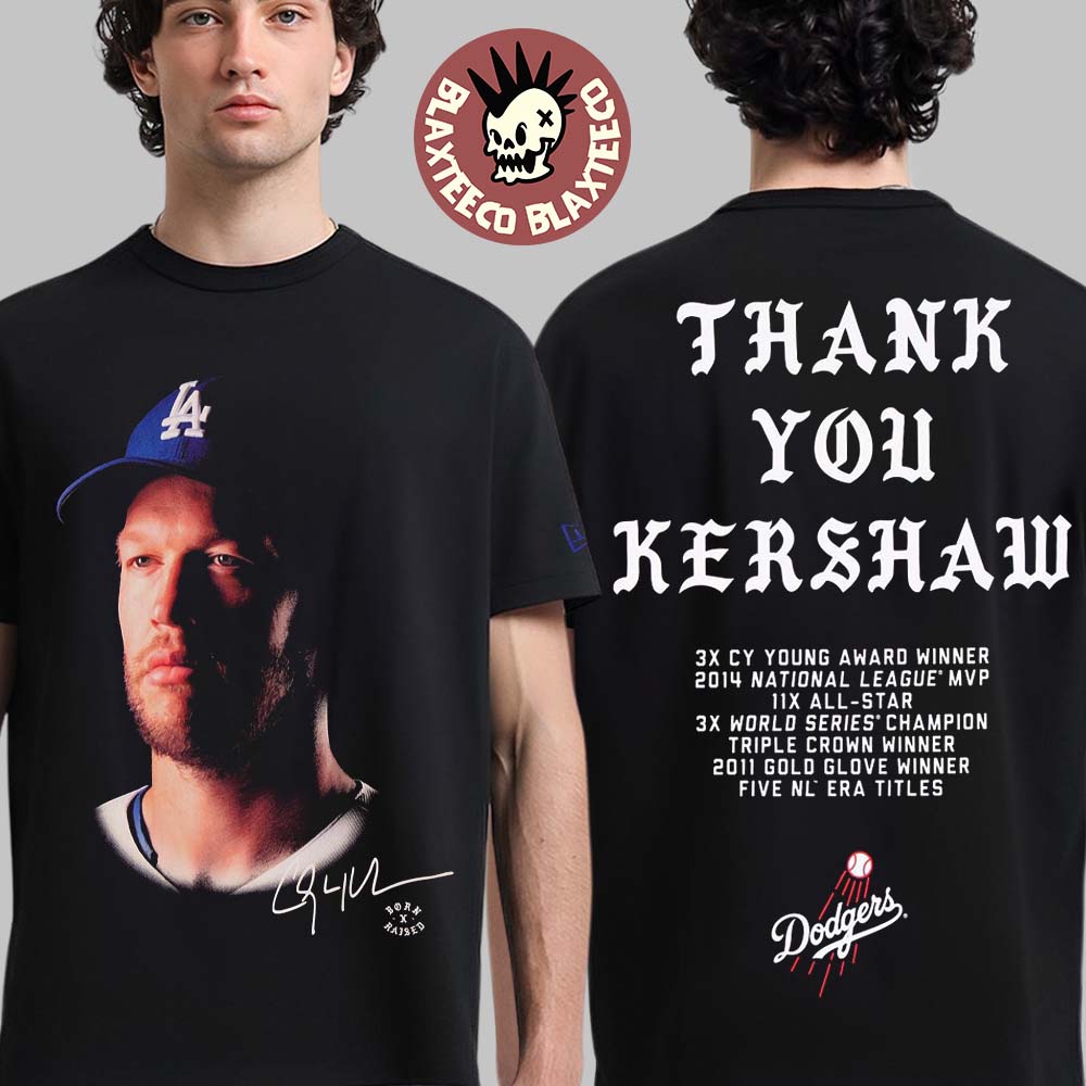 New Era Los Angeles Dodgers X Born Raised Thank You - Adult & Kids T-Shirts, Sweatshirts & Hoodies apparel design preview 1