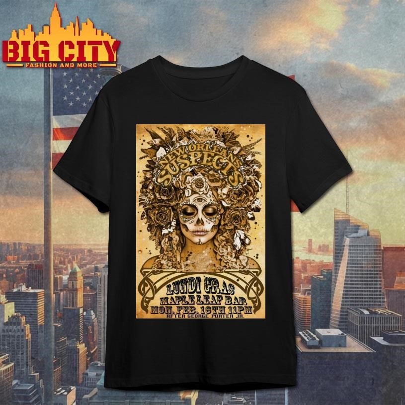 New Orleans Suspects Maple Leaf Bar In LA Feb 16 2026 - Adult & Kids T-Shirts, Sweatshirts & Hoodies apparel design preview 1