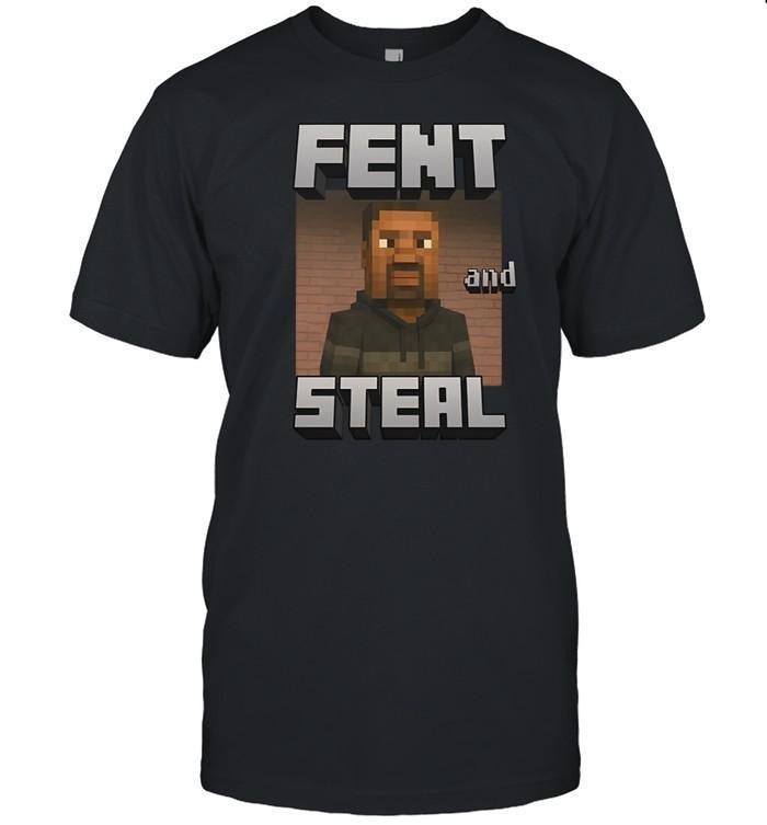 New GeorgeeFloyd Fent Steal Mineecraft Parody Game - Adult & Kids T-Shirts, Sweatshirts & Hoodies apparel design preview 1