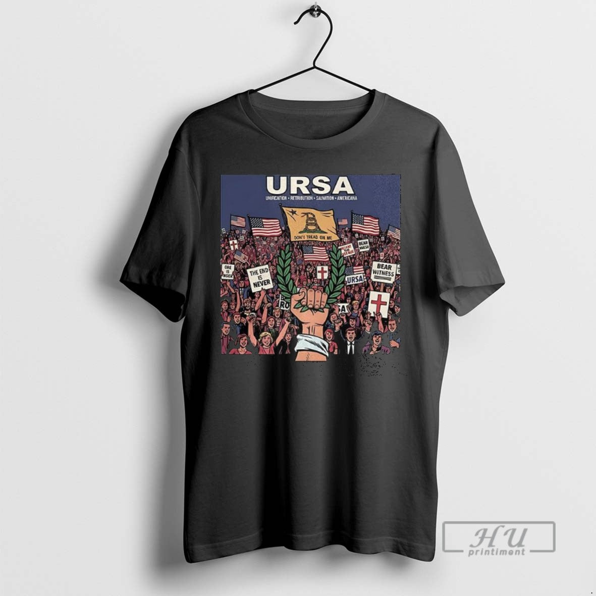 New Unification Retribution Salvation Americana Dont - Adult & Kids T-Shirts, Sweatshirts & Hoodies apparel design preview 1