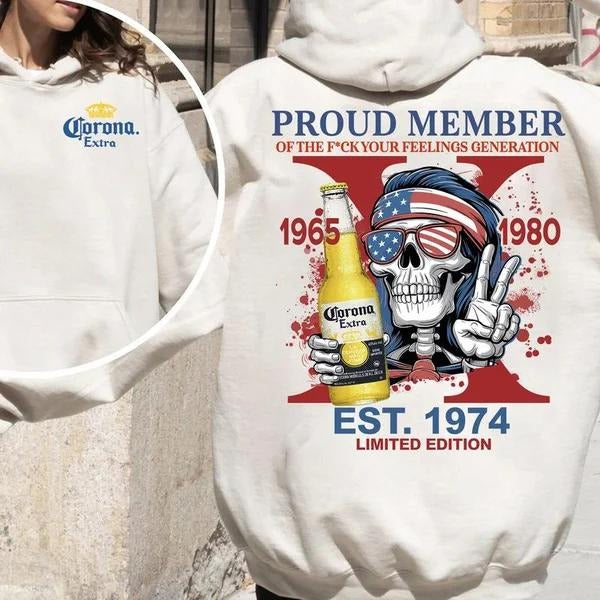 New Version Customize Gen X Limited Beer Raised Hose - Adult & Kids T-Shirts, Sweatshirts & Hoodies apparel design preview 1
