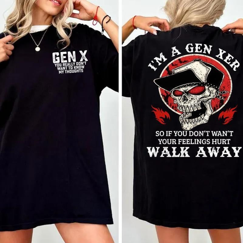 New Version Gen X Generation Proud Master Sarcasm Mix - Adult & Kids T-Shirts, Sweatshirts & Hoodies apparel design preview 1