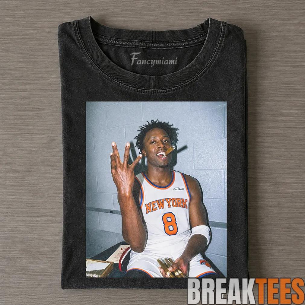 New York Knick 2026 NBA Finals OG Anunoby Smoke - Adult & Kids T-Shirts, Sweatshirts & Hoodies apparel design preview 1