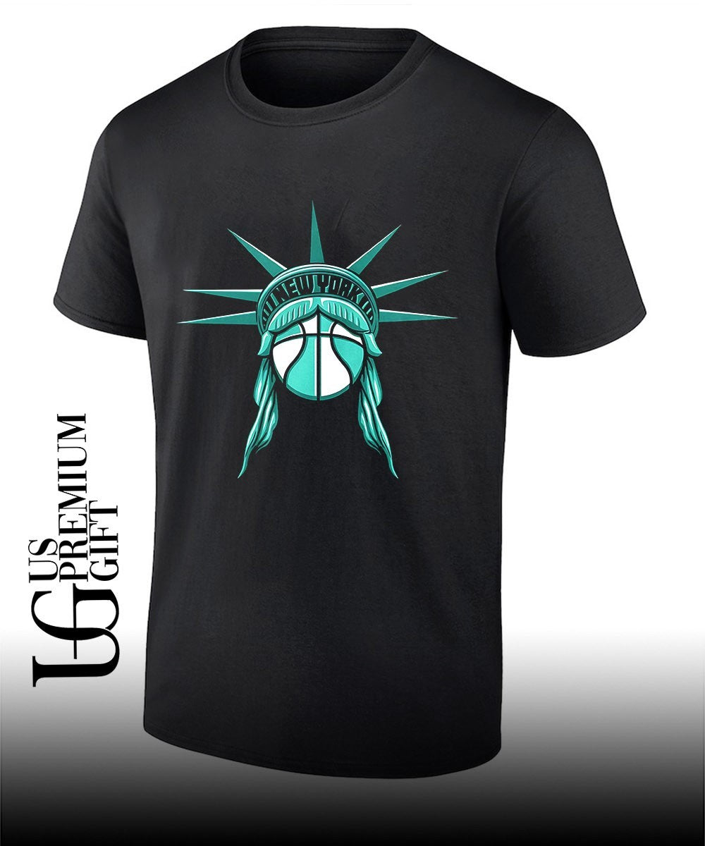 New York Liberty Basketball WNBA Statue of head - Adult & Kids T-Shirts, Sweatshirts & Hoodies apparel design preview 1