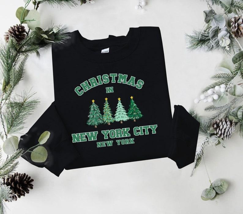 New York Vintage NYC Personalized City Name Trip Tree - Adult & Kids T-Shirts, Sweatshirts & Hoodies apparel design preview 1