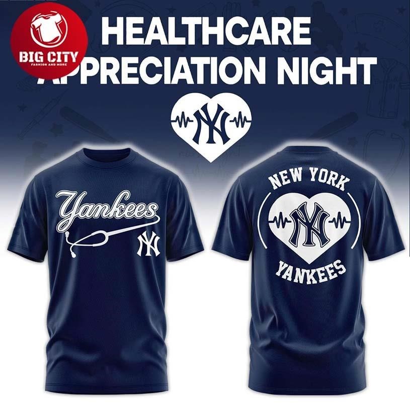 New York Yankees Healthcare Appreciation Night 2026 - Adult & Kids T-Shirts, Sweatshirts & Hoodies apparel design preview 1