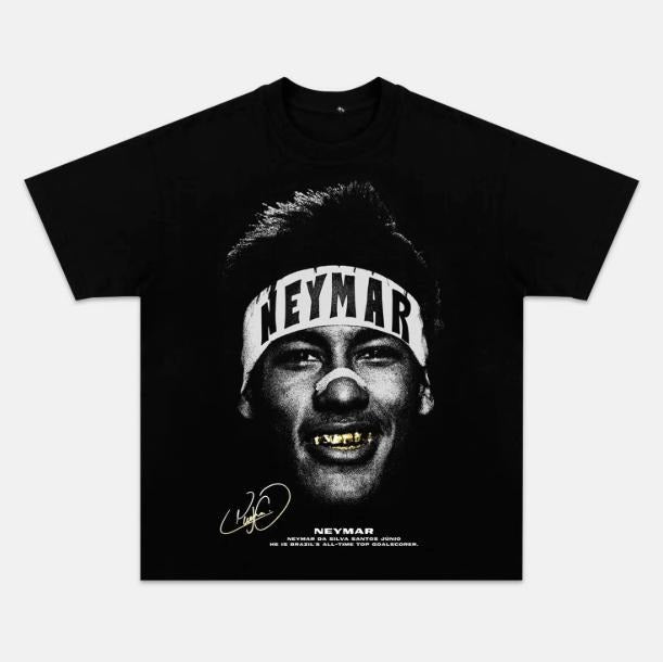 Neymar Grill Vintage Funny Soccer Sport Fan Cotton - Adult & Kids T-Shirts, Sweatshirts & Hoodies apparel design preview 1