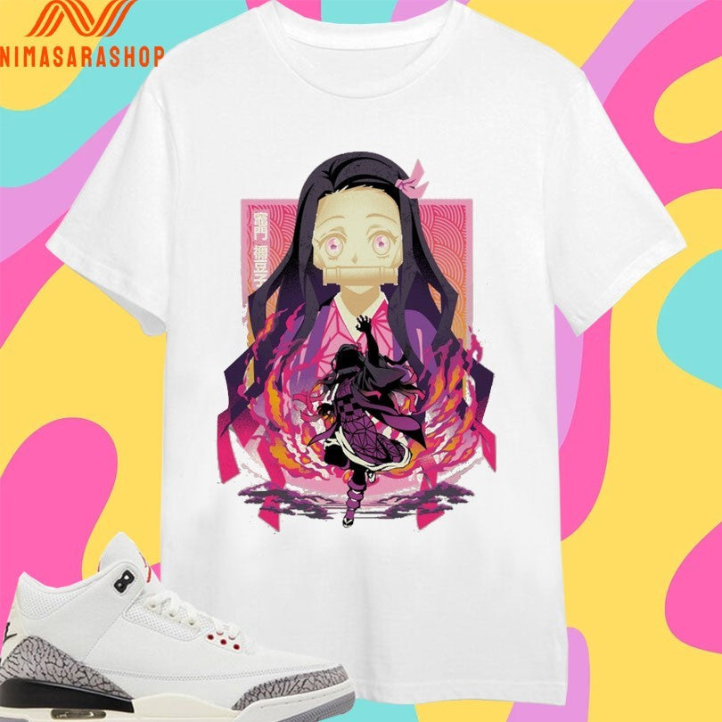 Nezuko Kamado Crimson Blood Art - Adult & Kids T-Shirts, Sweatshirts & Hoodies apparel design preview 1