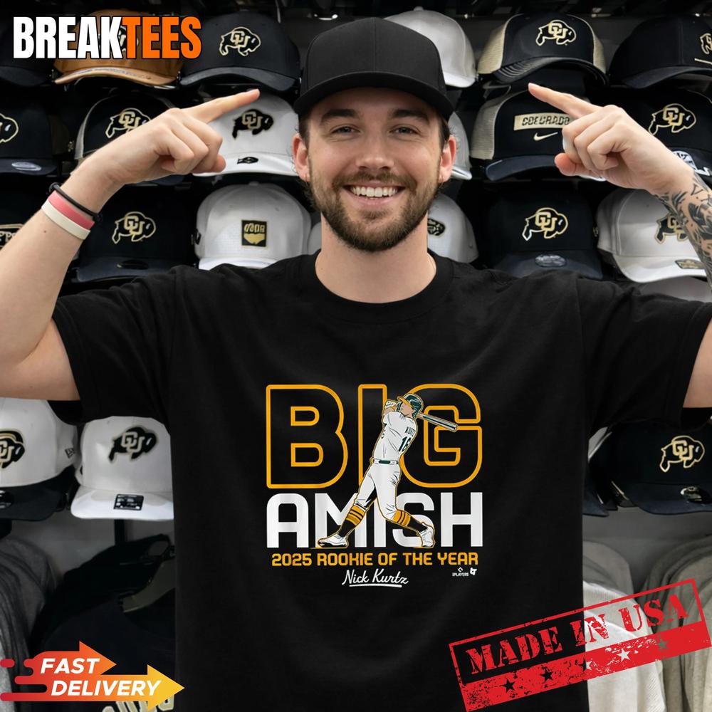 Nick Kurtz Big Amish Rookie of the Year - Adult & Kids T-Shirts, Sweatshirts & Hoodies apparel design preview 1
