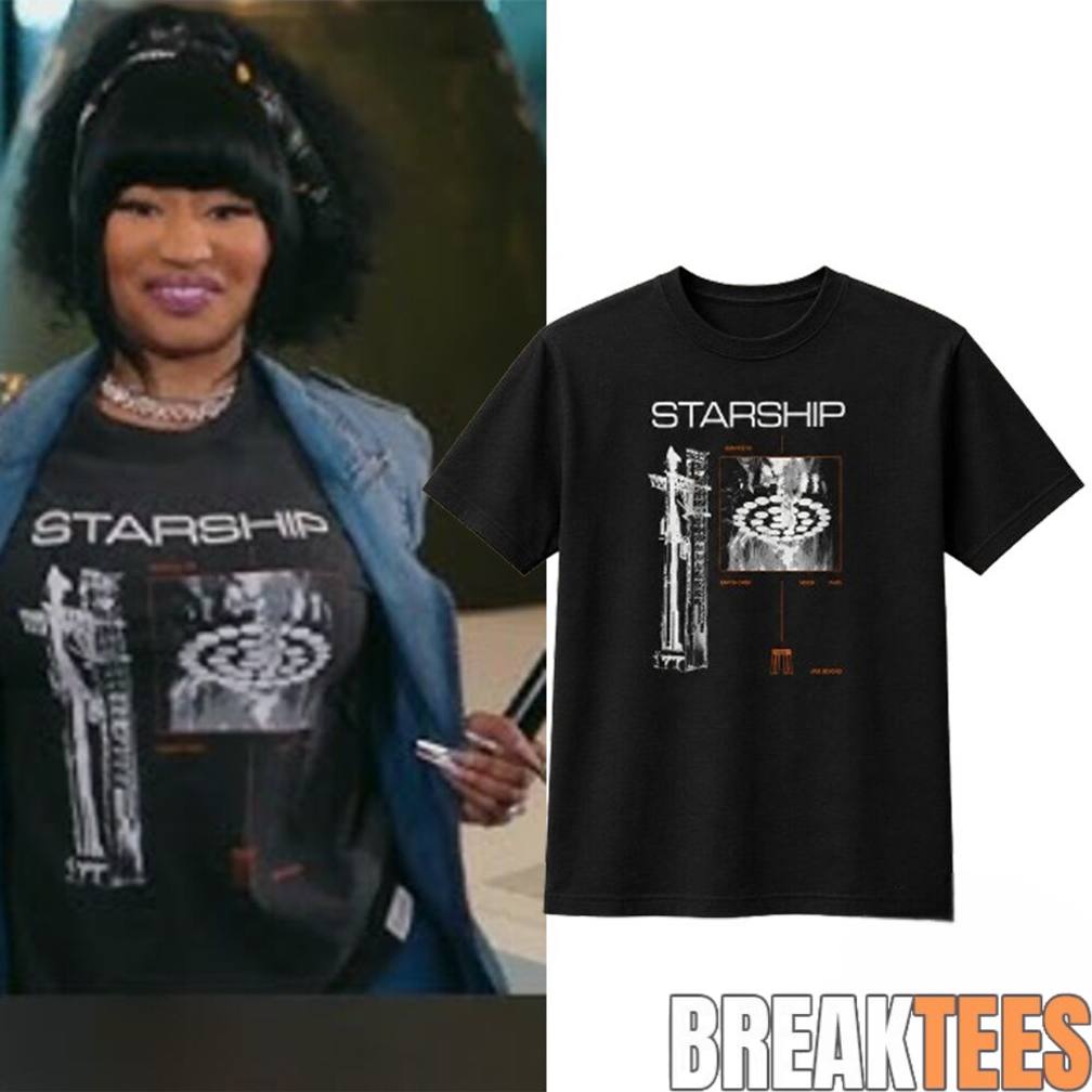 Nicki Minaj Starbase Starship Flight 12 - Adult & Kids T-Shirts, Sweatshirts & Hoodies apparel design preview 1