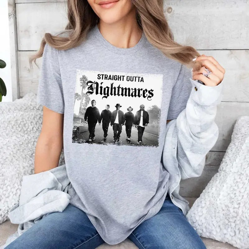 Nightmare Season Spooky Halloween - Adult & Kids T-Shirts, Sweatshirts & Hoodies apparel design preview 1