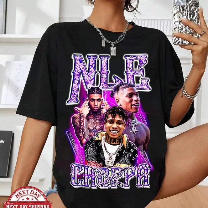 Nle Choppa Rap Hip Hop Him Concert Man - Adult & Kids T-Shirts, Sweatshirts & Hoodies apparel design preview 1