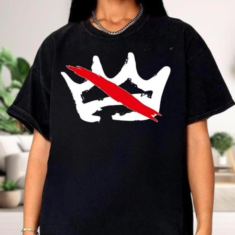 No Kings America Crown Protest Pro Democracy Top - Adult & Kids T-Shirts, Sweatshirts & Hoodies apparel design preview 1