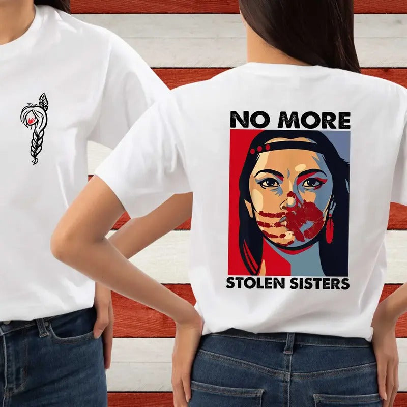 No More Stolen Sisters I Red My Murdered Missing - Adult & Kids T-Shirts, Sweatshirts & Hoodies apparel design preview 1