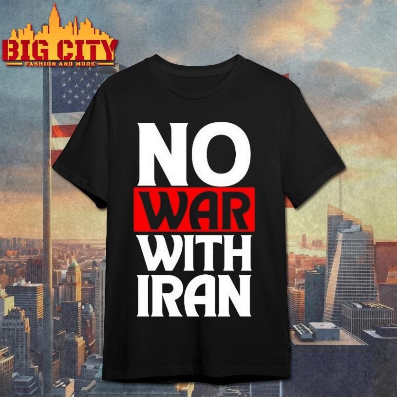 No War With Iran - Adult & Kids T-Shirts, Sweatshirts & Hoodies apparel design preview 1