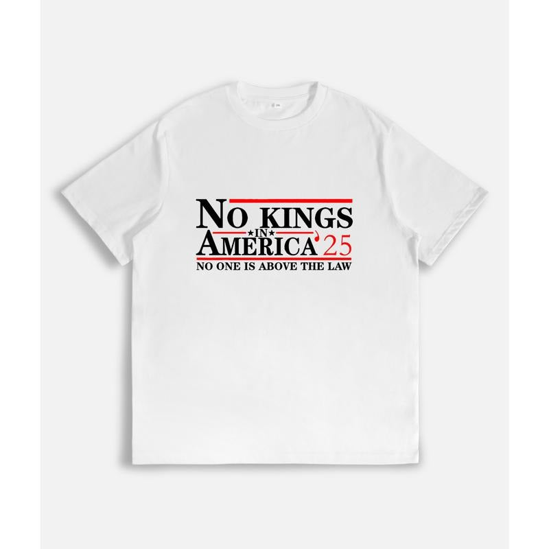 No Kings America 25 - Adult & Kids T-Shirts, Sweatshirts & Hoodies apparel design preview 1