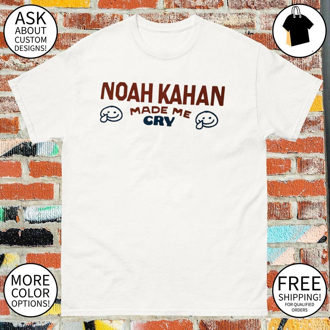Noah Kahan Made Me Cry The Great Divide Tour 2026 - Adult & Kids T-Shirts, Sweatshirts & Hoodies apparel design preview 1