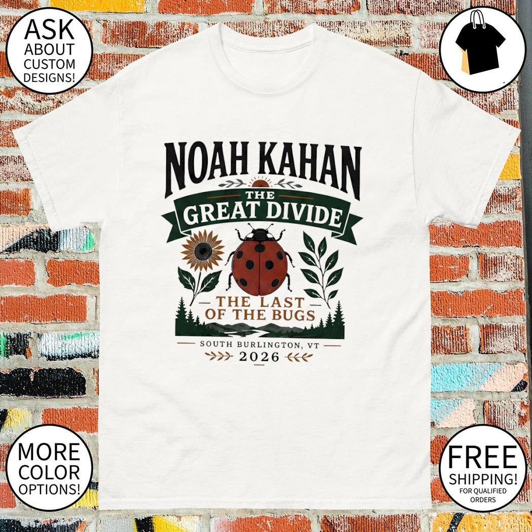 Noah Kahan the Great Divide last of bugs South - Adult & Kids T-Shirts, Sweatshirts & Hoodies apparel design preview 1