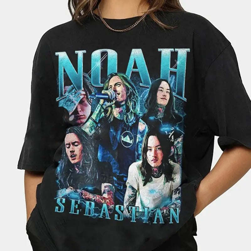 Noah Sebastian Bad Omens - Adult & Kids T-Shirts, Sweatshirts & Hoodies apparel design preview 1