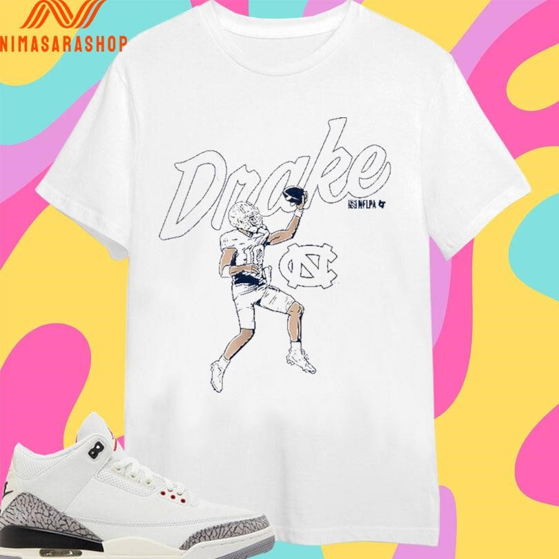 North Carolina Tar Heels Football Drake Maye Finger - Adult & Kids T-Shirts, Sweatshirts & Hoodies apparel design preview 1