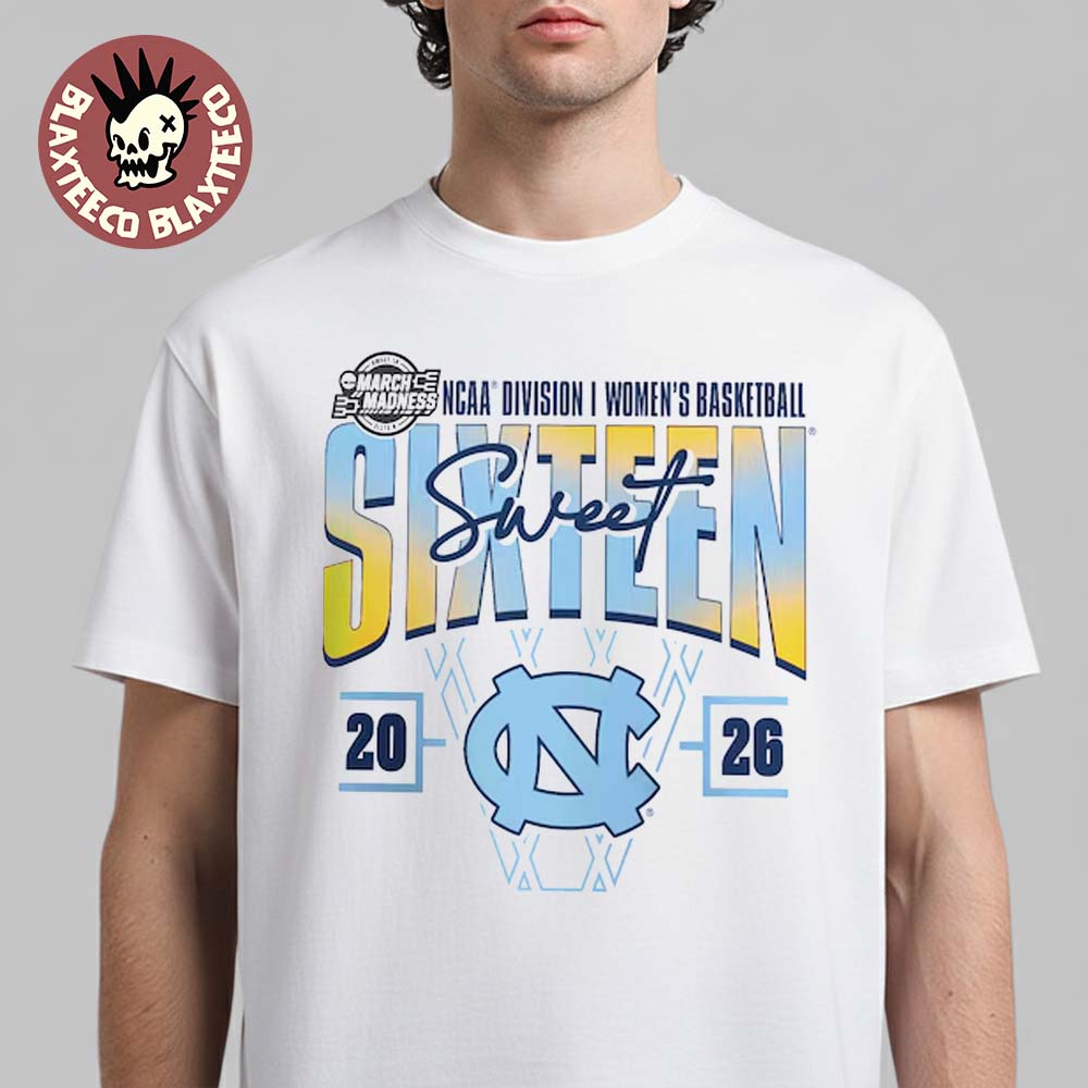North Carolina Tar Heels Women's Basketball 2026 NCAA - Adult & Kids T-Shirts, Sweatshirts & Hoodies apparel design preview 1