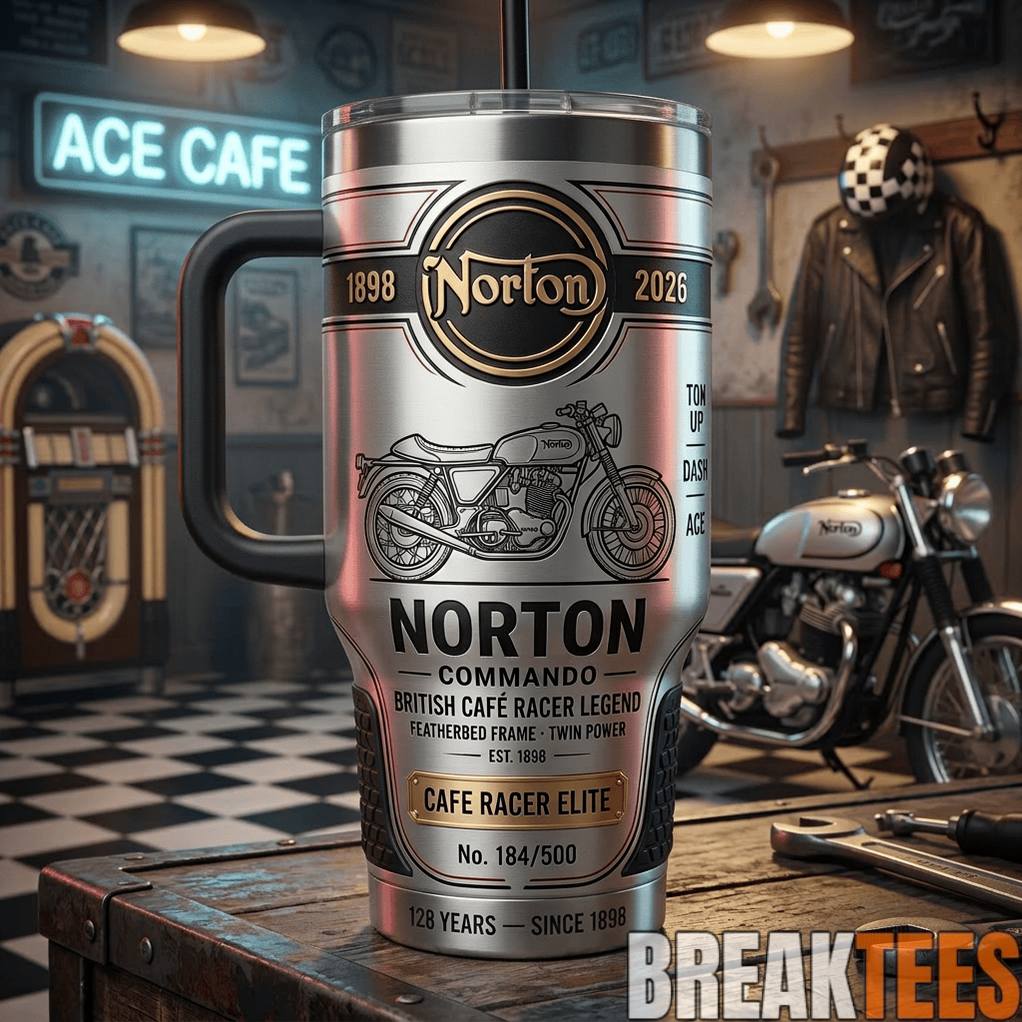 Norton Cafe Racer Elite Special 40oz Tumbler - Adult & Kids T-Shirts, Sweatshirts & Hoodies apparel design preview 1