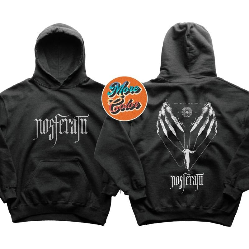 Nosferatu 2024 Movie Bill Skarsgard Count Orlok - Adult & Kids T-Shirts, Sweatshirts & Hoodies apparel design preview 1