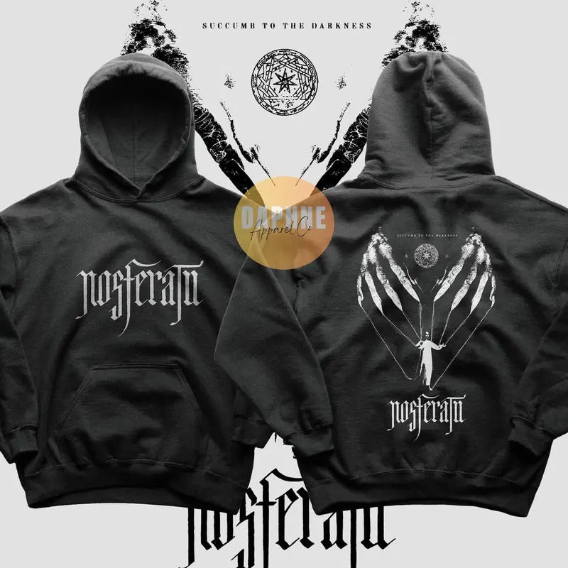 Nosferatu 2024 Movie Bill Skarsgard Count Orlok - Adult & Kids T-Shirts, Sweatshirts & Hoodies apparel design preview 1