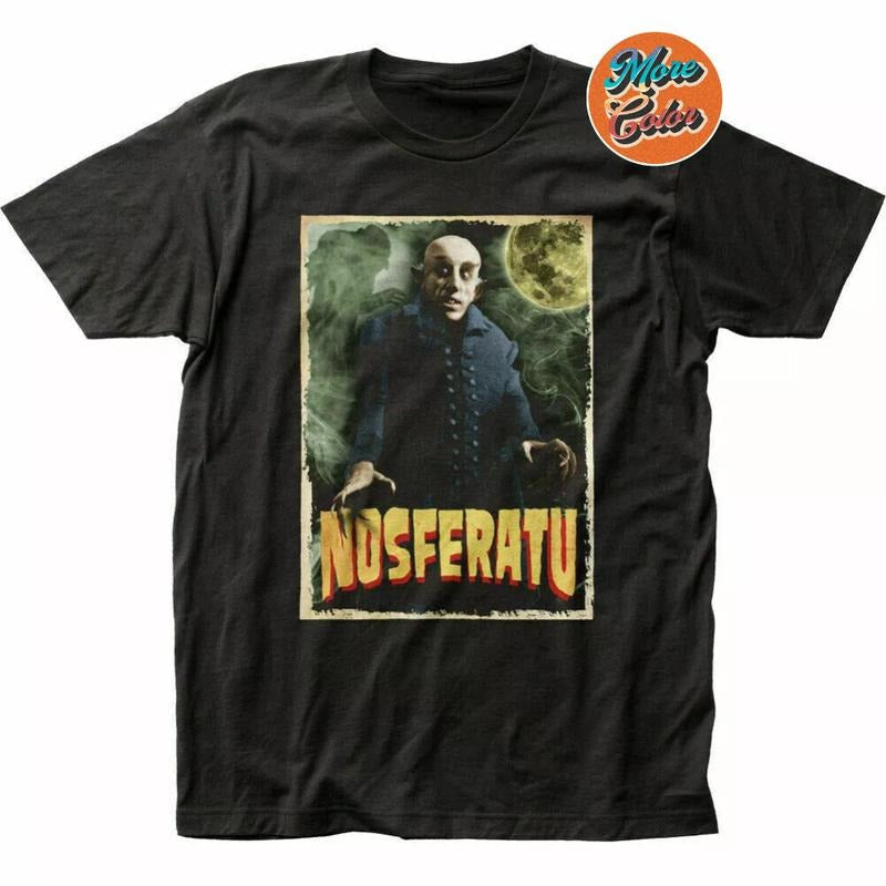 Nosferatu Black Horror Movie Cotton Crew Neck Size S - Adult & Kids T-Shirts, Sweatshirts & Hoodies apparel design preview 1