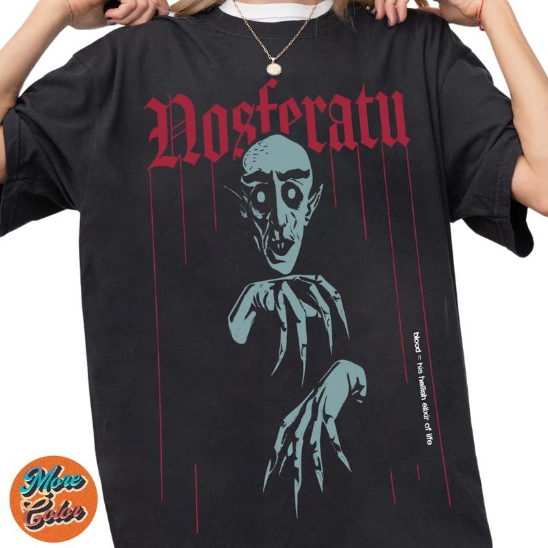 Nosferatu Movie Cotton Crew Neck Size S 3XL Menswear - Adult & Kids T-Shirts, Sweatshirts & Hoodies apparel design preview 1