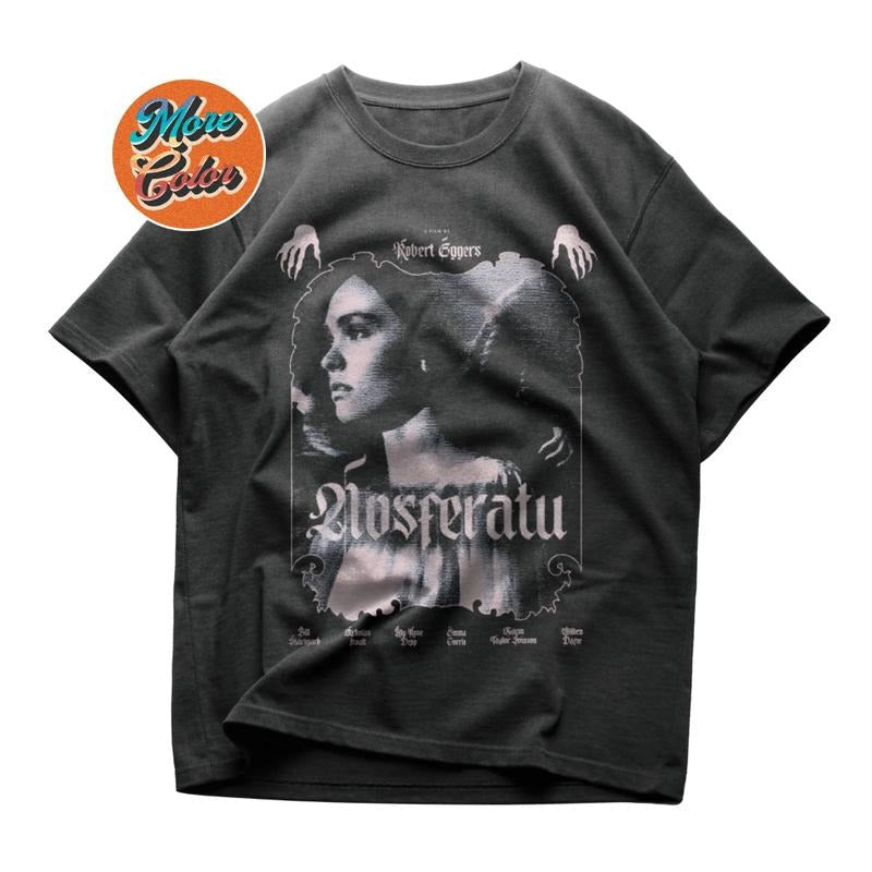 Nosferatu Movie Nicholas Hoult Symphony Horror 1922 - Adult & Kids T-Shirts, Sweatshirts & Hoodies apparel design preview 1