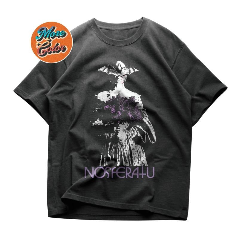 Nosferatu Movie Bill Skarsgard Count Orlok Nicholas - Adult & Kids T-Shirts, Sweatshirts & Hoodies apparel design preview 1