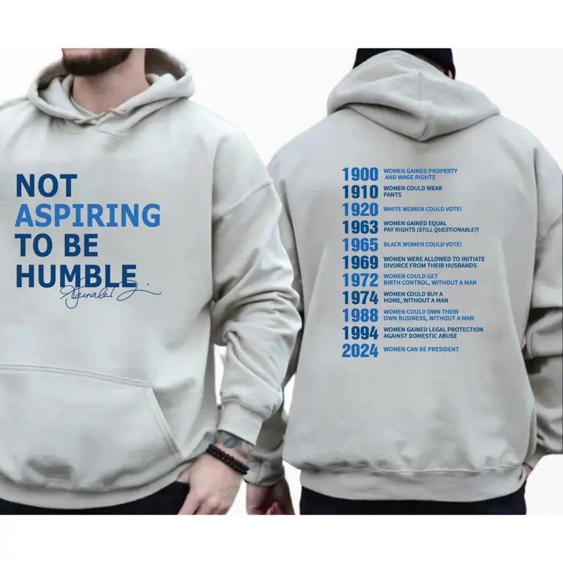 Not Aspiring Be HumbleT Kamala Harris Humble Quotes - Adult & Kids T-Shirts, Sweatshirts & Hoodies apparel design preview 1