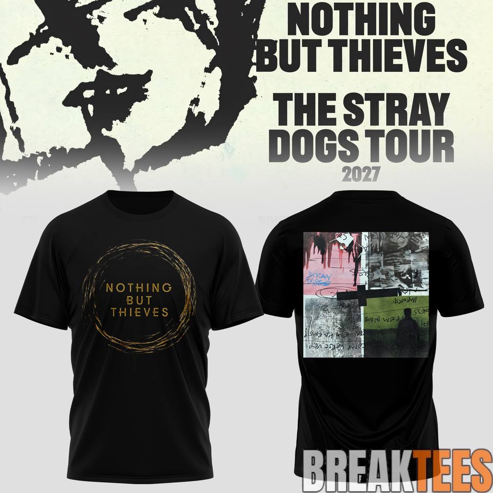 Nothing but Thieves Stray Dogs Drowned Memories Tour - Adult & Kids T-Shirts, Sweatshirts & Hoodies apparel design preview 1