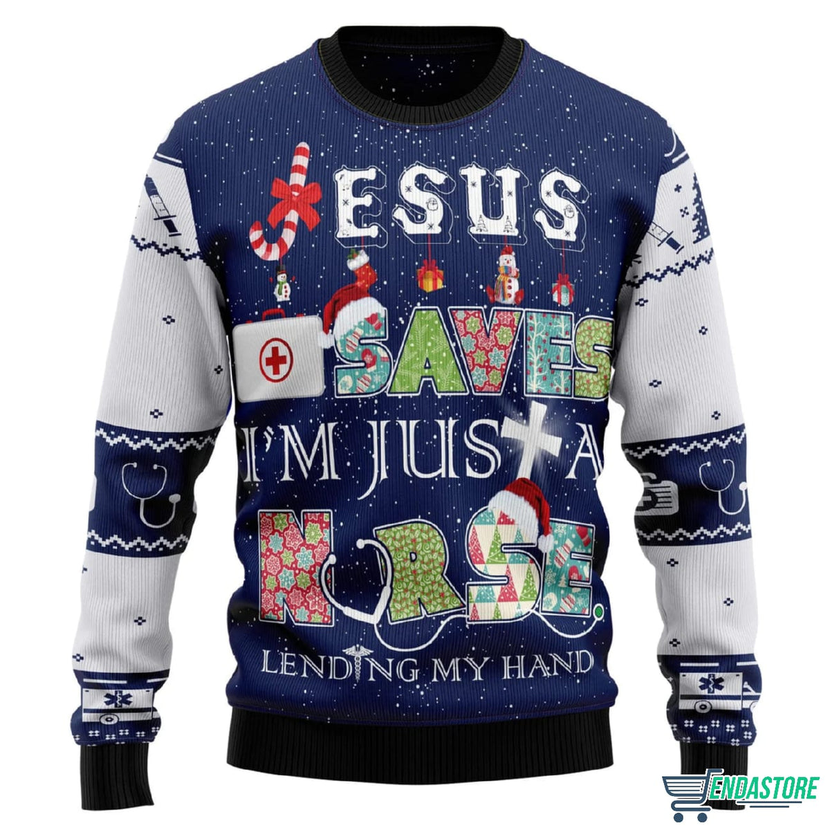 Nurse Life 3D Ugly Christmas Sweater - Holiday Gift product image