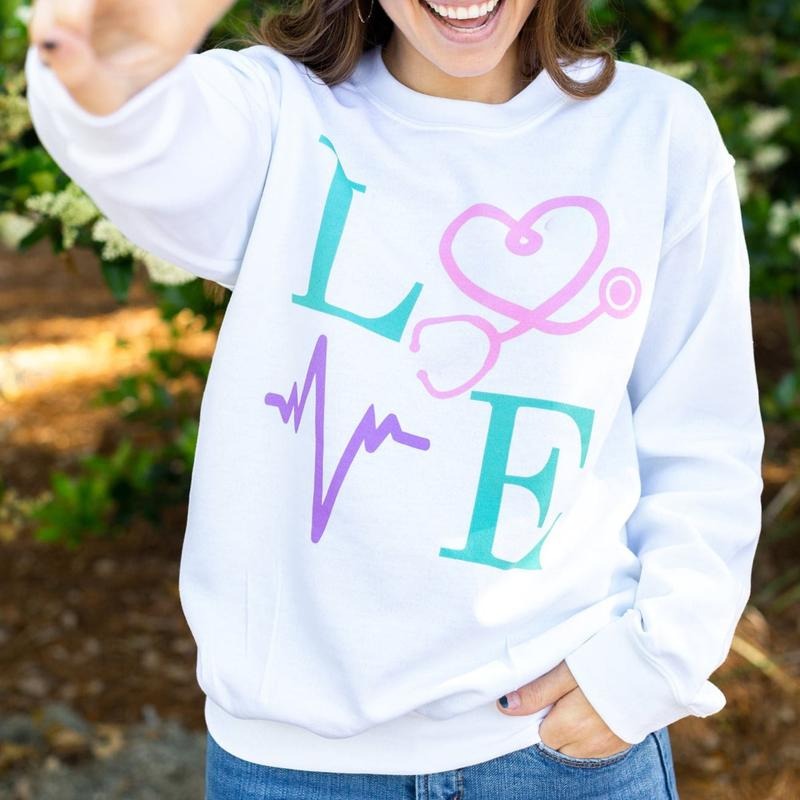 'Nurse Love' - Adult & Kids T-Shirts, Sweatshirts & Hoodies apparel design preview 1