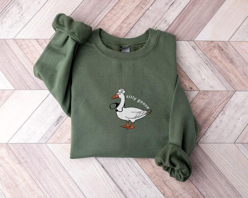 Nurse Silly Goose Her Womenswear - Adult & Kids T-Shirts, Sweatshirts & Hoodies apparel design preview 1