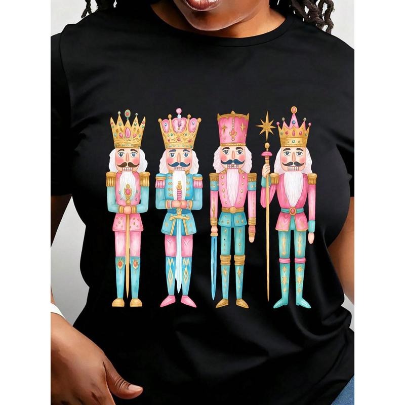 Nutcracker Watercolor Party Festive - Adult & Kids T-Shirts, Sweatshirts & Hoodies apparel design preview 1