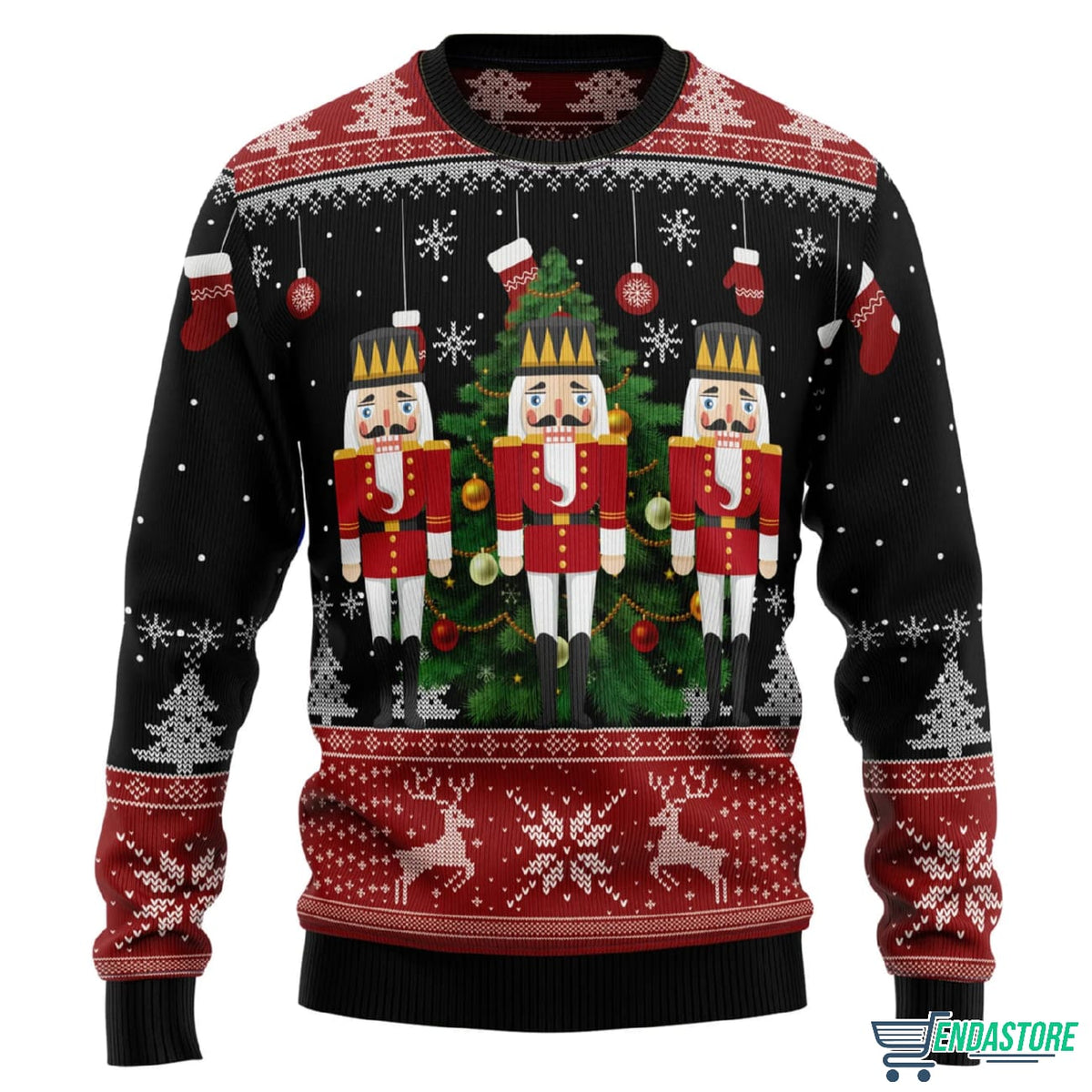 Nutcracker Christmas Tree 3D Ugly Christmas Sweater - Holiday Gift product image