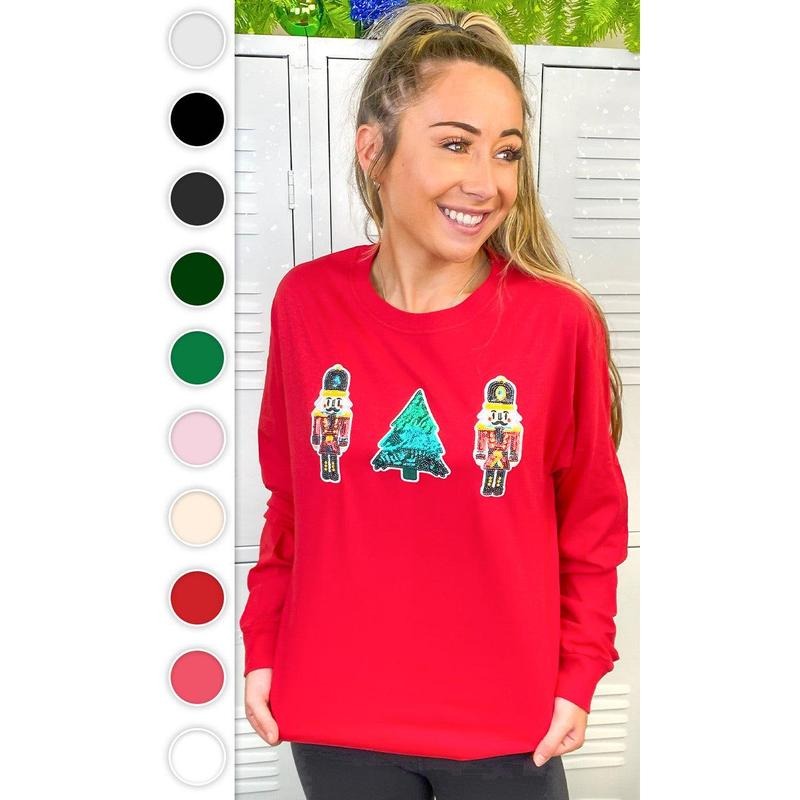 Nutcracker Sparkle Sequin - Adult & Kids T-Shirts, Sweatshirts & Hoodies apparel design preview 1