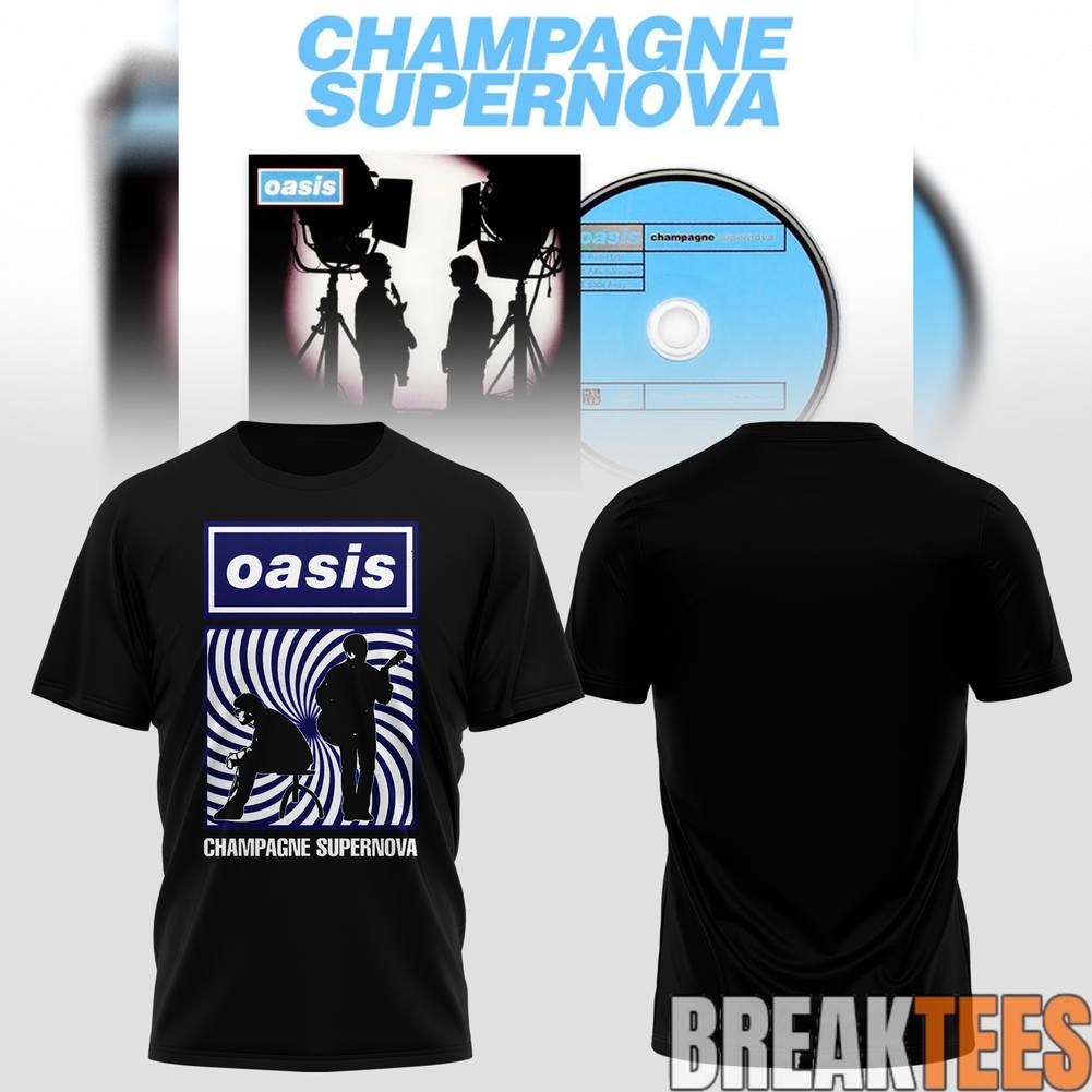 OASIS 30 years of "Champagne Supernova" - Adult & Kids T-Shirts, Sweatshirts & Hoodies apparel design preview 1