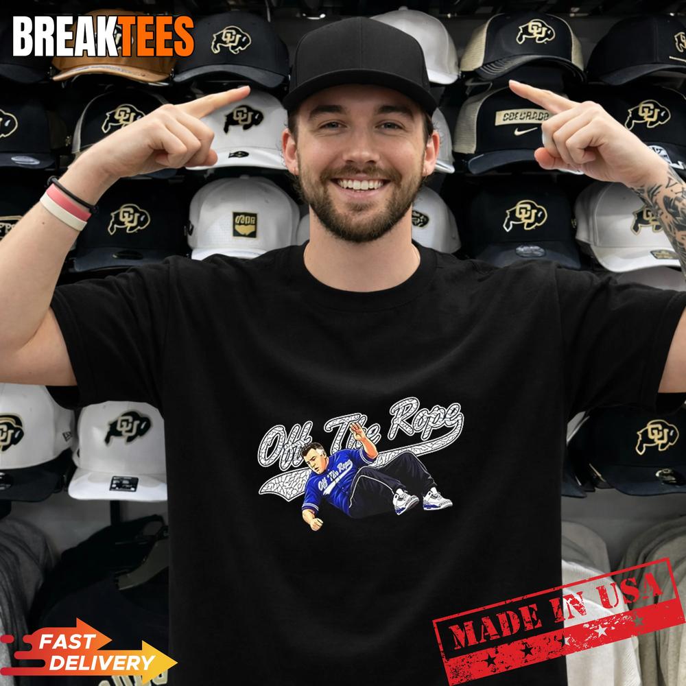 OTR off the rope person falling backward - Adult & Kids T-Shirts, Sweatshirts & Hoodies apparel design preview 1