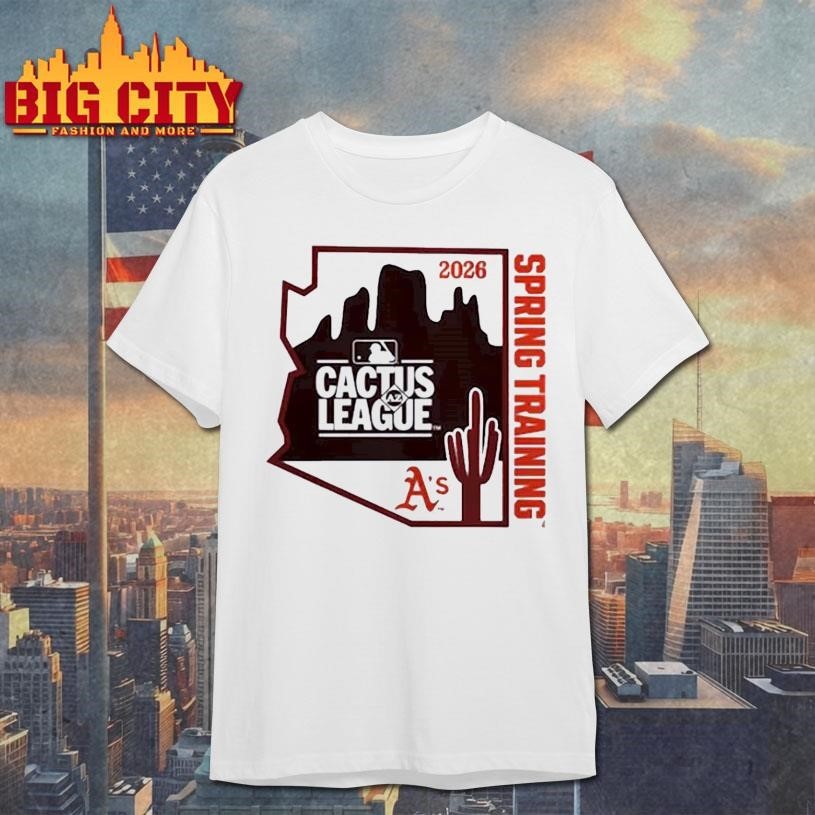Oakland Athletics 2026 Spring Training Cactus League - Adult & Kids T-Shirts, Sweatshirts & Hoodies apparel design preview 1